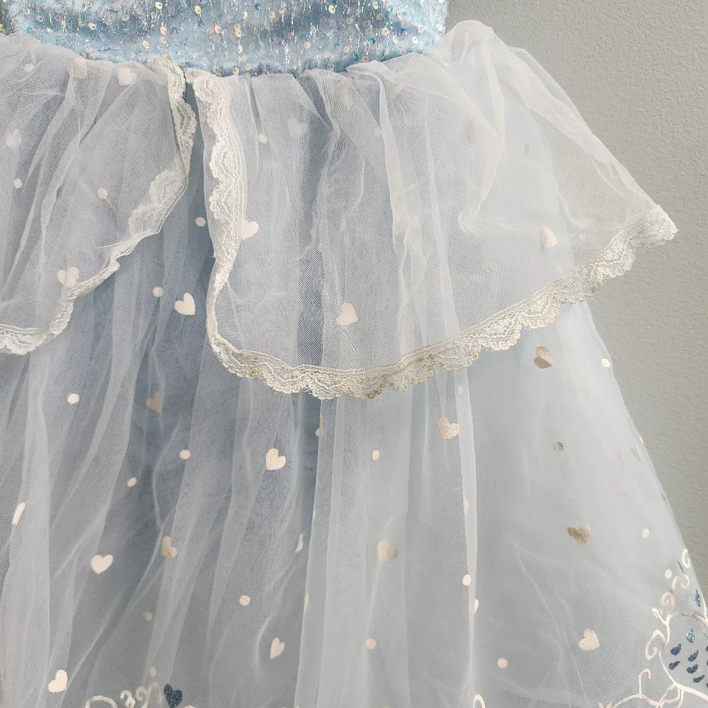 Sparkling Blue Cinderella Princess Dress for Kids - Picture 2 of 8